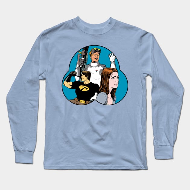 Doctor Horrible Long Sleeve T-Shirt by Doctor Seitan Designs